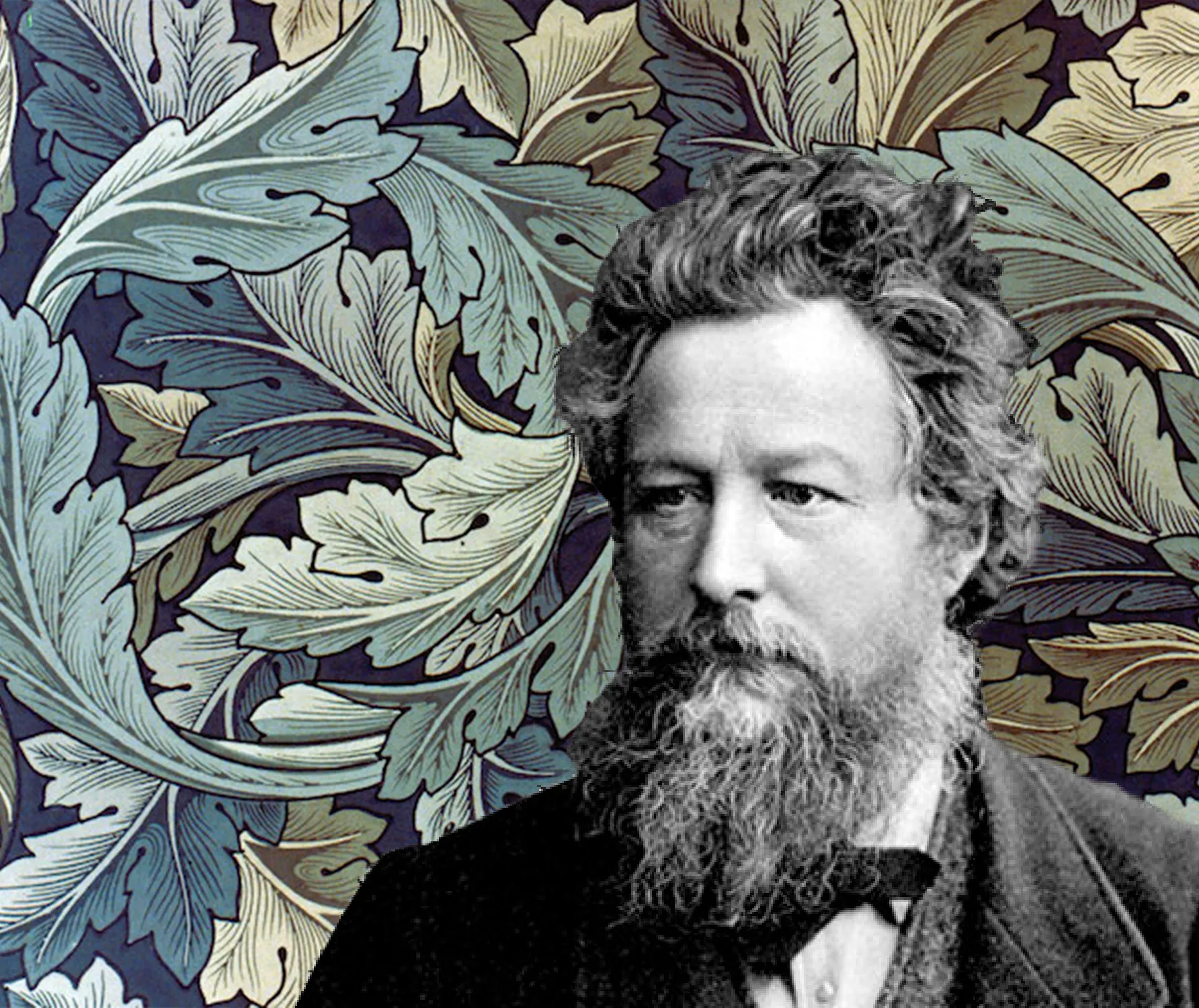 What inspired William Morris' artwork?